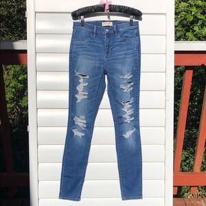 PacSun Blue Skinny Jeans with Classic Denim Wash